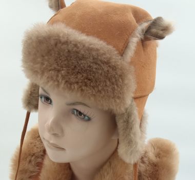 CZAPKA SKÓRZANA "SHREK" 