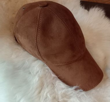 CZAPKA SKÓRZANA MĘSKA