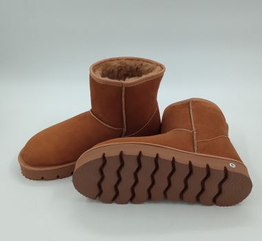 BUTY SKÓRZANE COGNAC